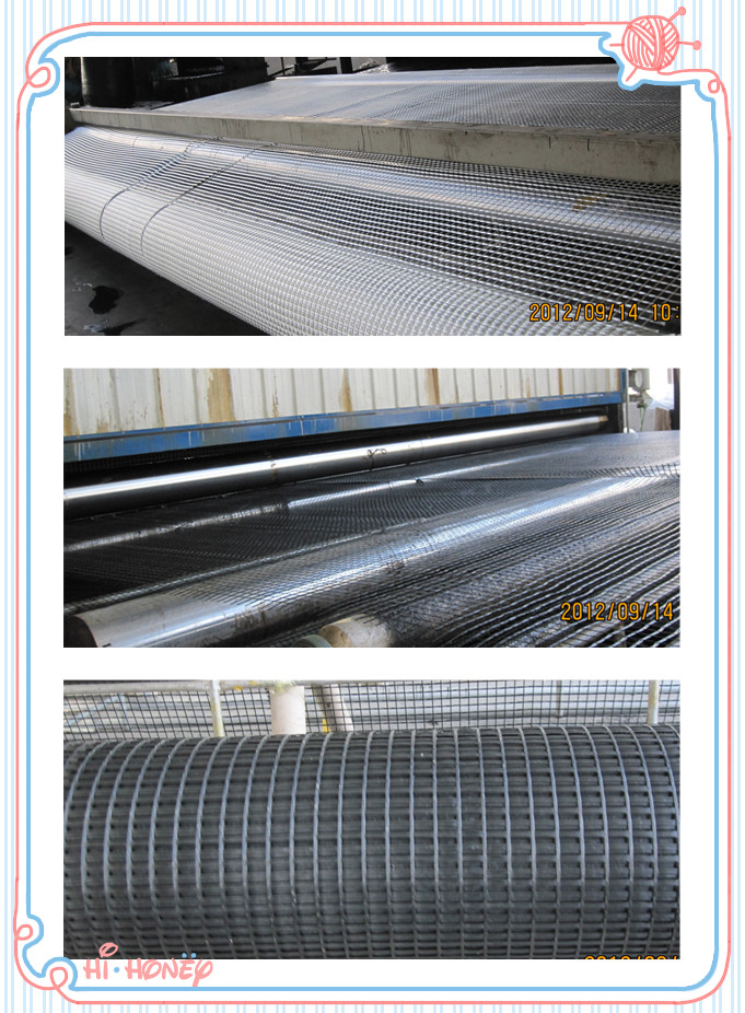 BITUMEN COATED FIBERGLASS GEOGRIDS