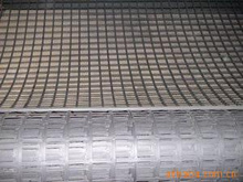 Road construction material biaxial geogrid